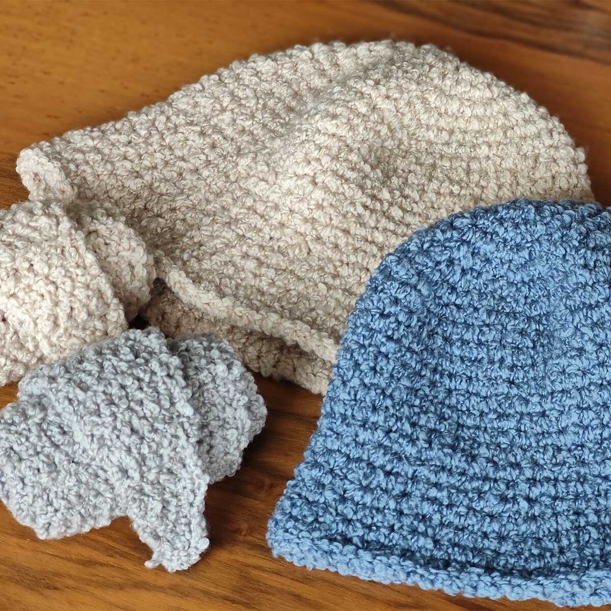 Merino Boucle Şapka & Atkı Tarifi