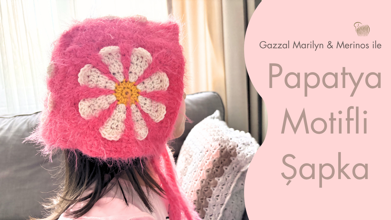 Marilyn & Merinos Papatya Şapka