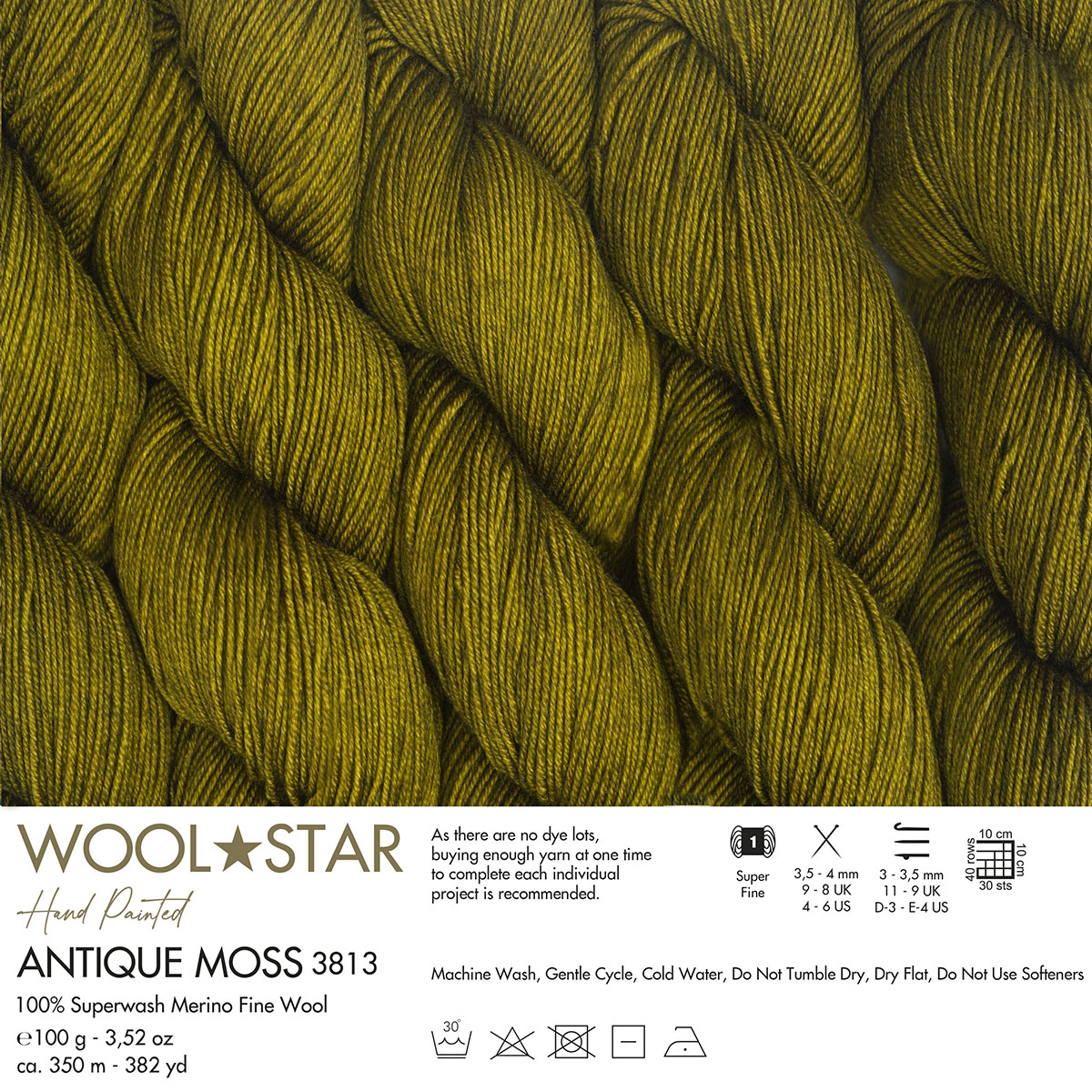 Wool Star - 3813 - Antique Moss - 2
