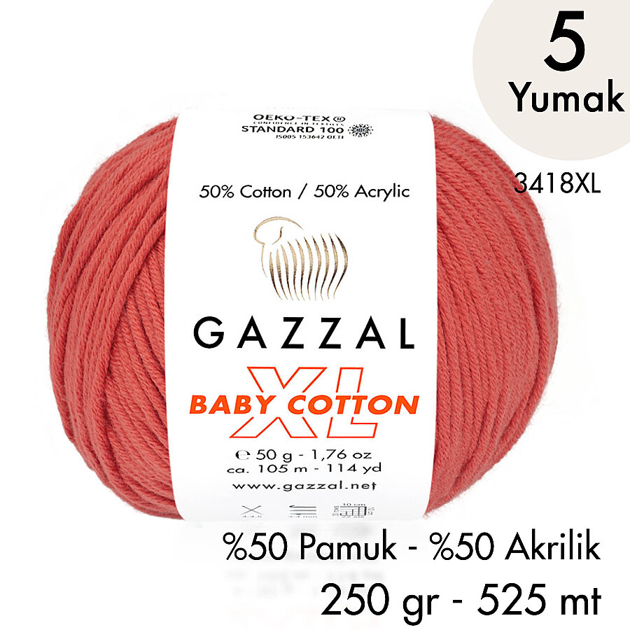 Baby Cotton XL 3418XL