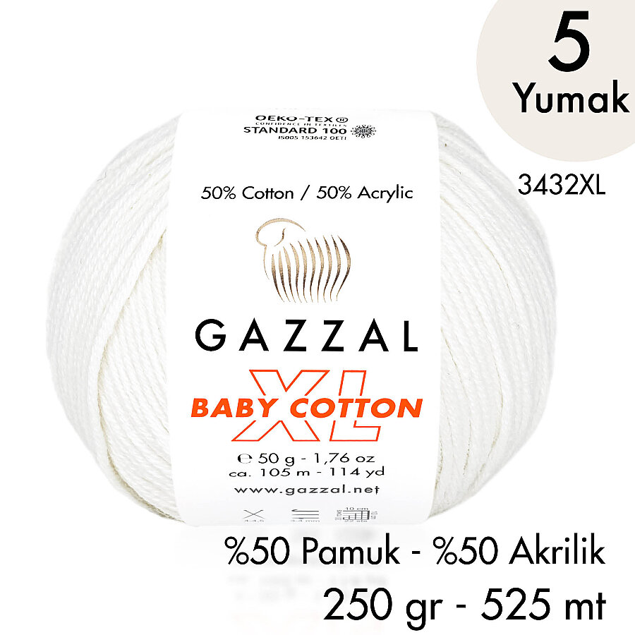Baby Cotton XL 3432XL