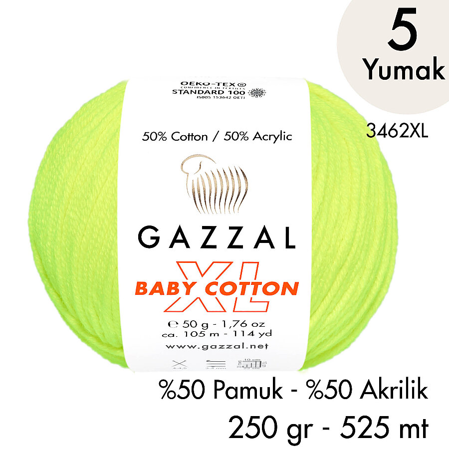Baby Cotton XL 3462XL