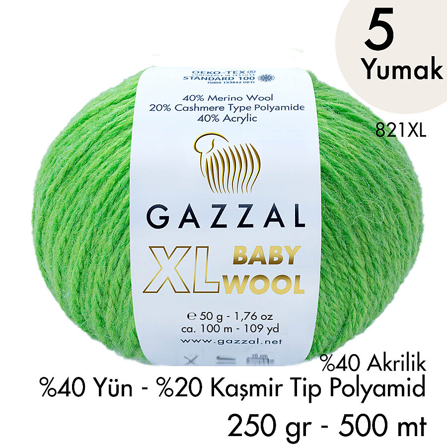 Baby Wool XL 821XL