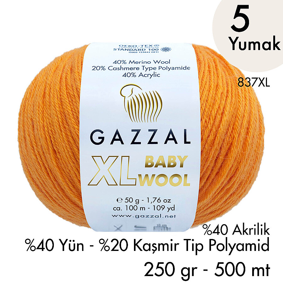 Baby Wool XL 837XL