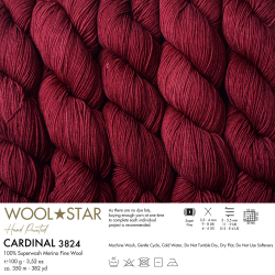 Wool Star - 3824 - Cardinal - (1)