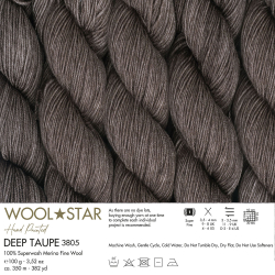 Wool Star - 3805 - Deep Taupe - (1)