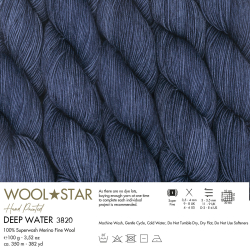 Wool Star - 3820 - Deep Water - (1)