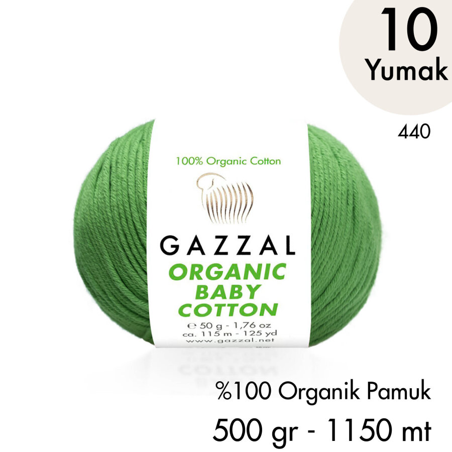 Organic Baby Cotton 440