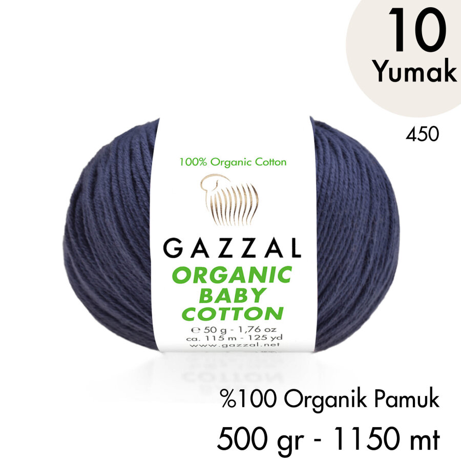 Organic Baby Cotton 450