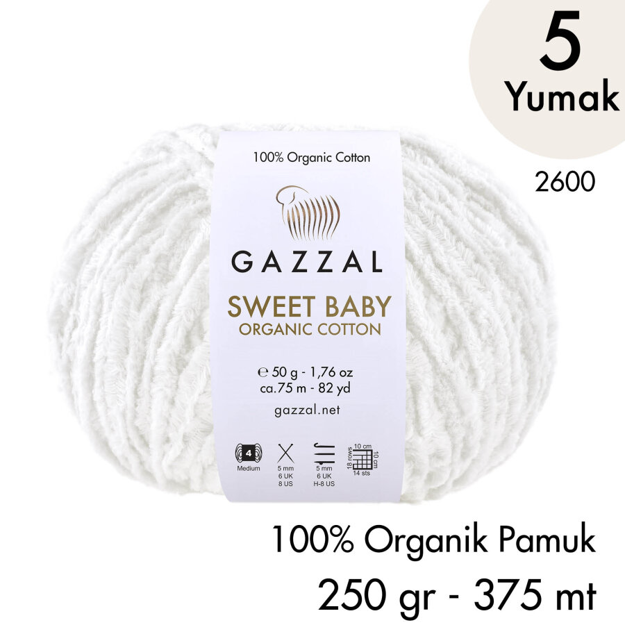 Sweet Baby Organic Cotton 2600