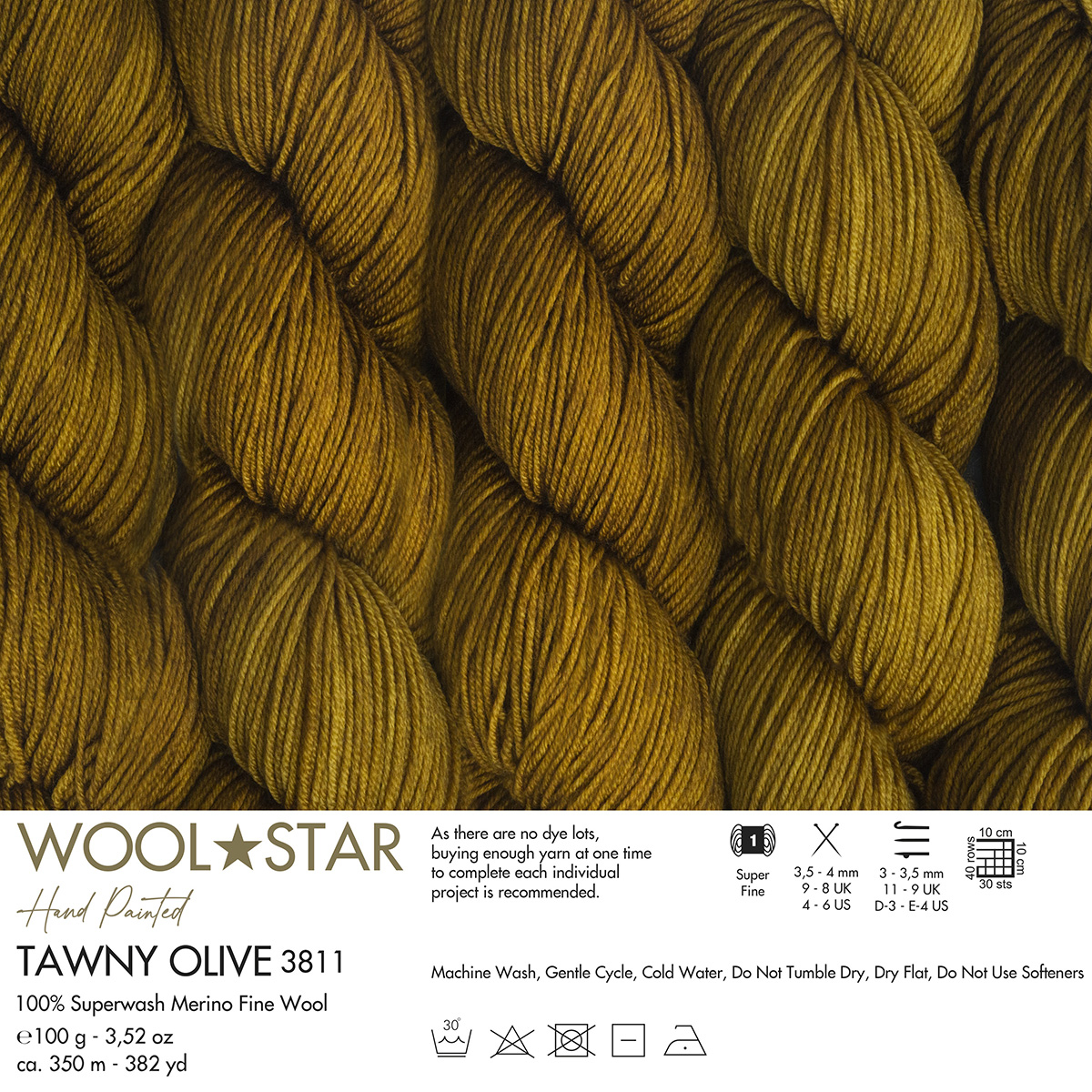 Gazzal Wool Star Tawny Olive 3811